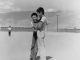 Young evacuees of Japanese ancestry at this War Relocation Authority center
